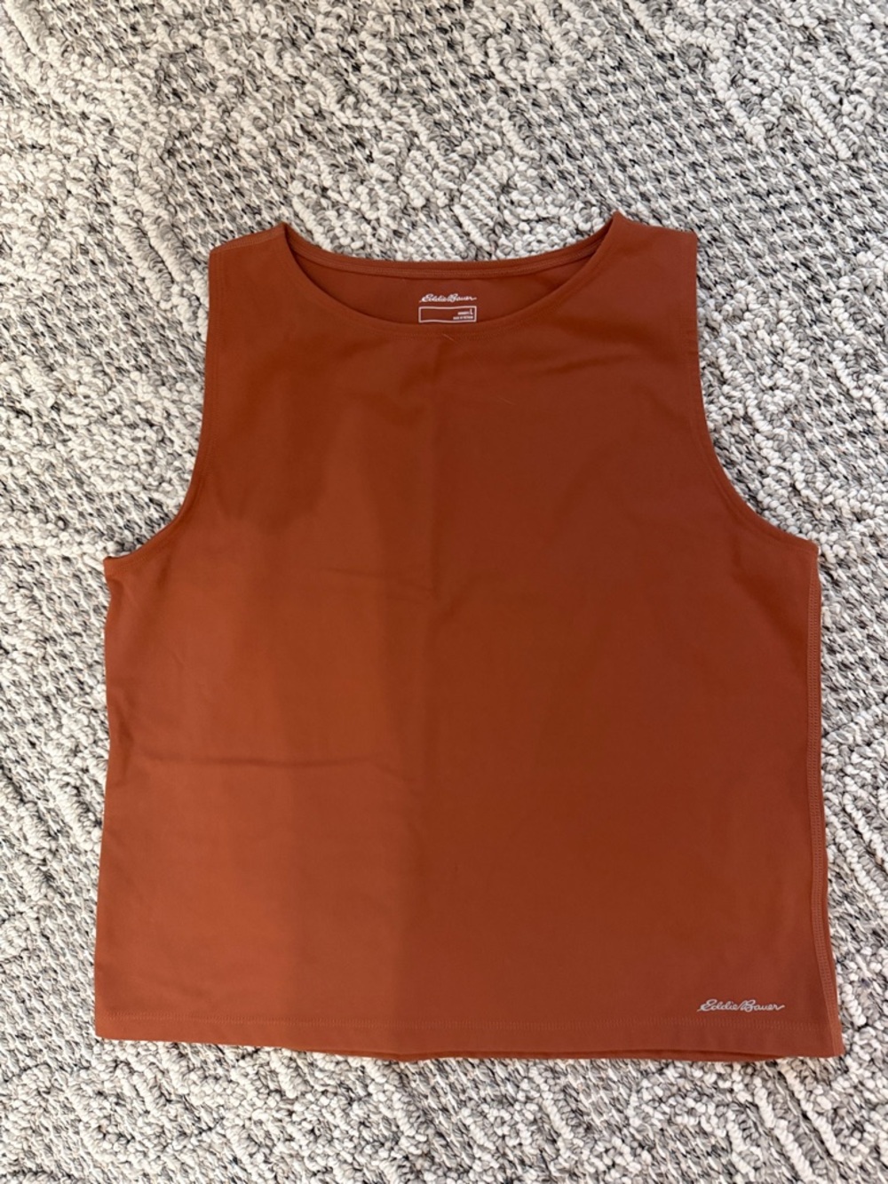 Eddie Bauer Burnt Orange Sleeveless Tank